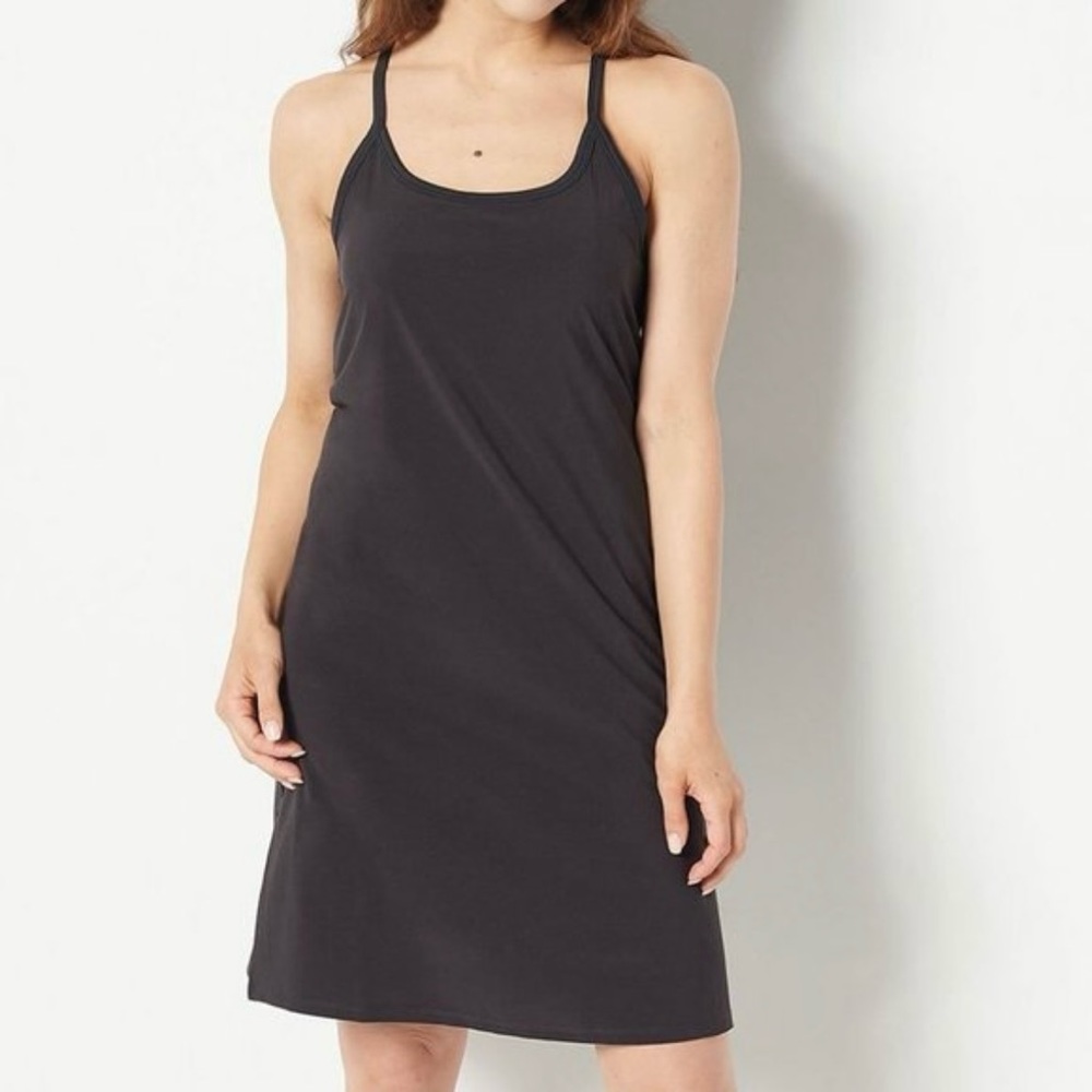 AB By Addison Bay The Everyday Dress Tank Romper Shorts Black Brown Plus…